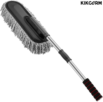 Microfiber Car Duster Exterior with Extendable Handle