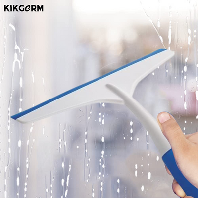 Car Wash Wiper Windshield and Kitchen Table & Platform Cleaning Wiper Soft Silicone Handle  | Color May Vary