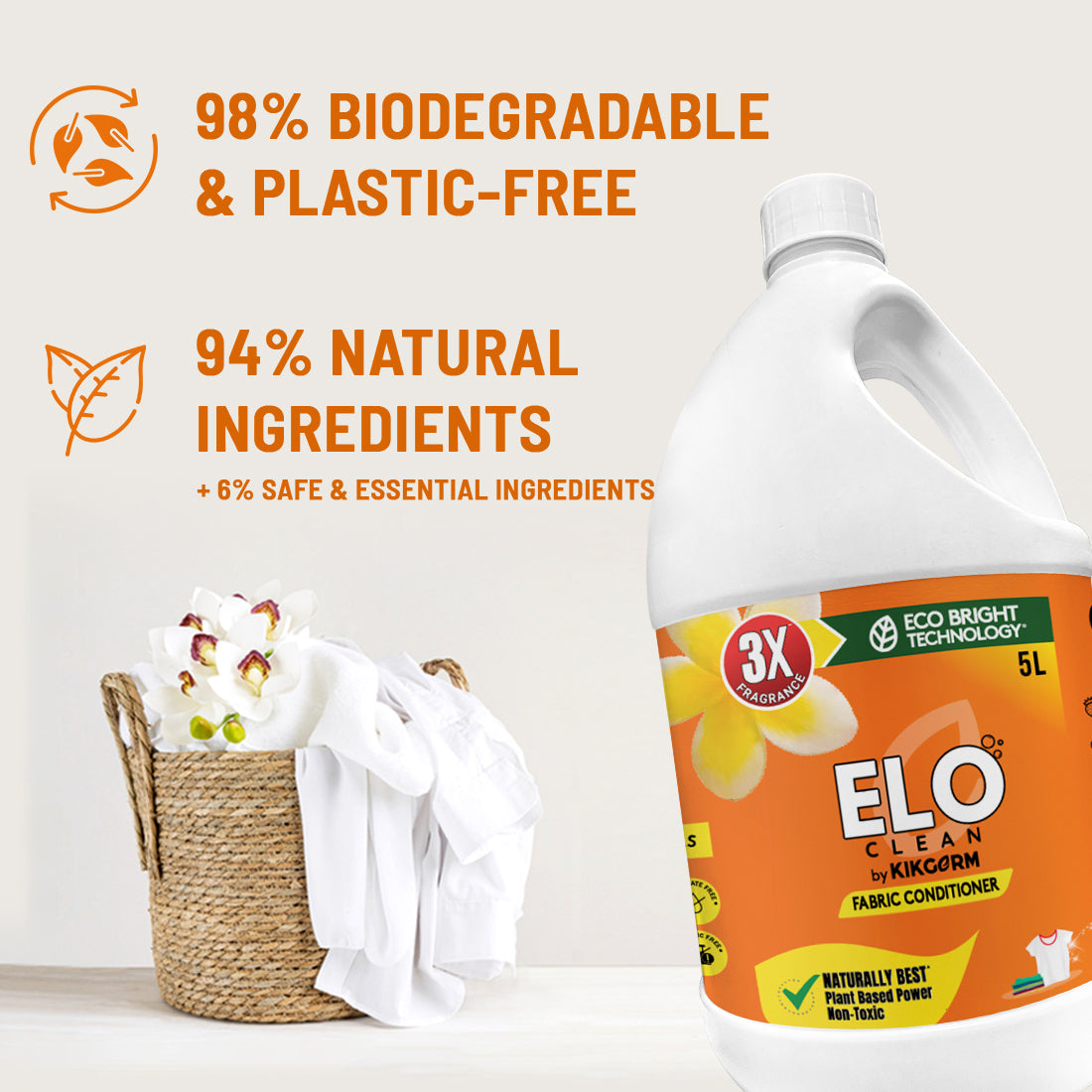 Natural Fabric Softener | 5 Litre