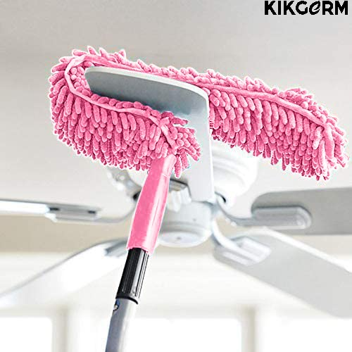 Flexible Feather Magic Microfiber Cleaning Duster Brush with Extendable Rod