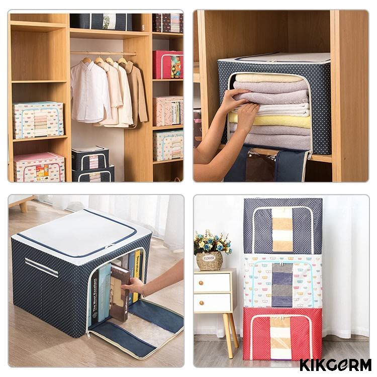Storage Box for clothes | Cloth storage box | wardrobe organizers | 66 Ltr