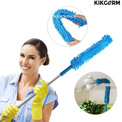 Flexible Feather Magic Microfiber Cleaning Duster Brush with Extendable Rod