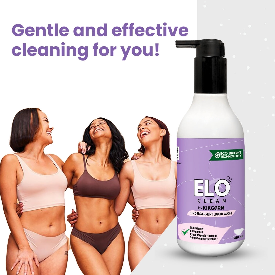 ELO Clean by KIKGERM Natural Undergarment Liquid Detergent + Brush | 250ml