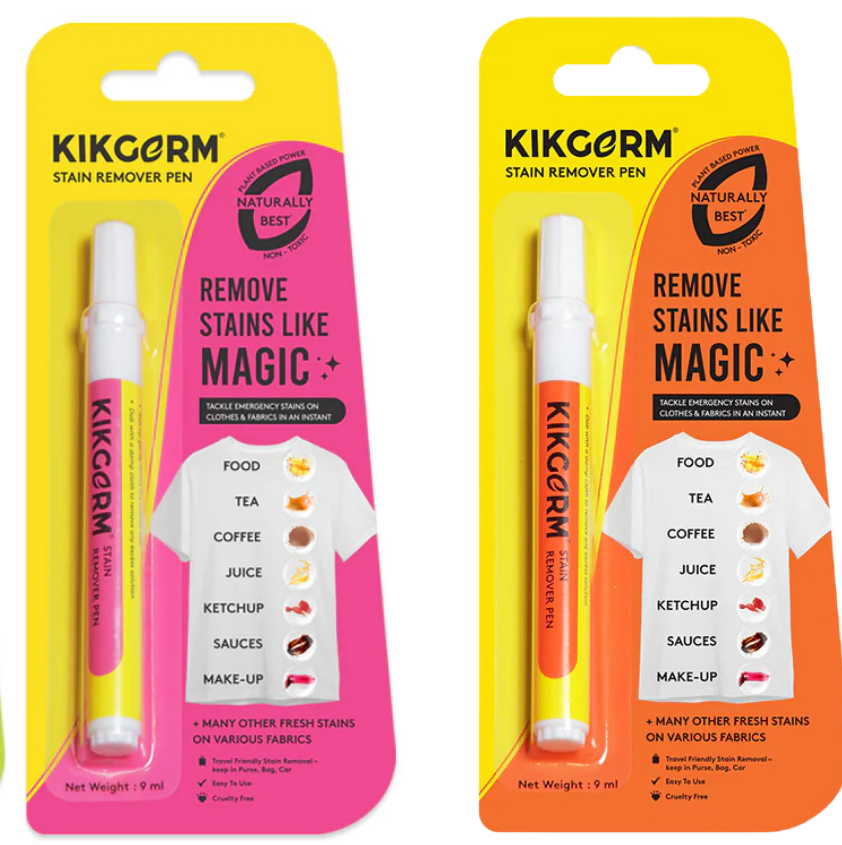 Stain Remover Pen | Pink & Orange  | all pens are same except outer packaging colour | Pack of 2