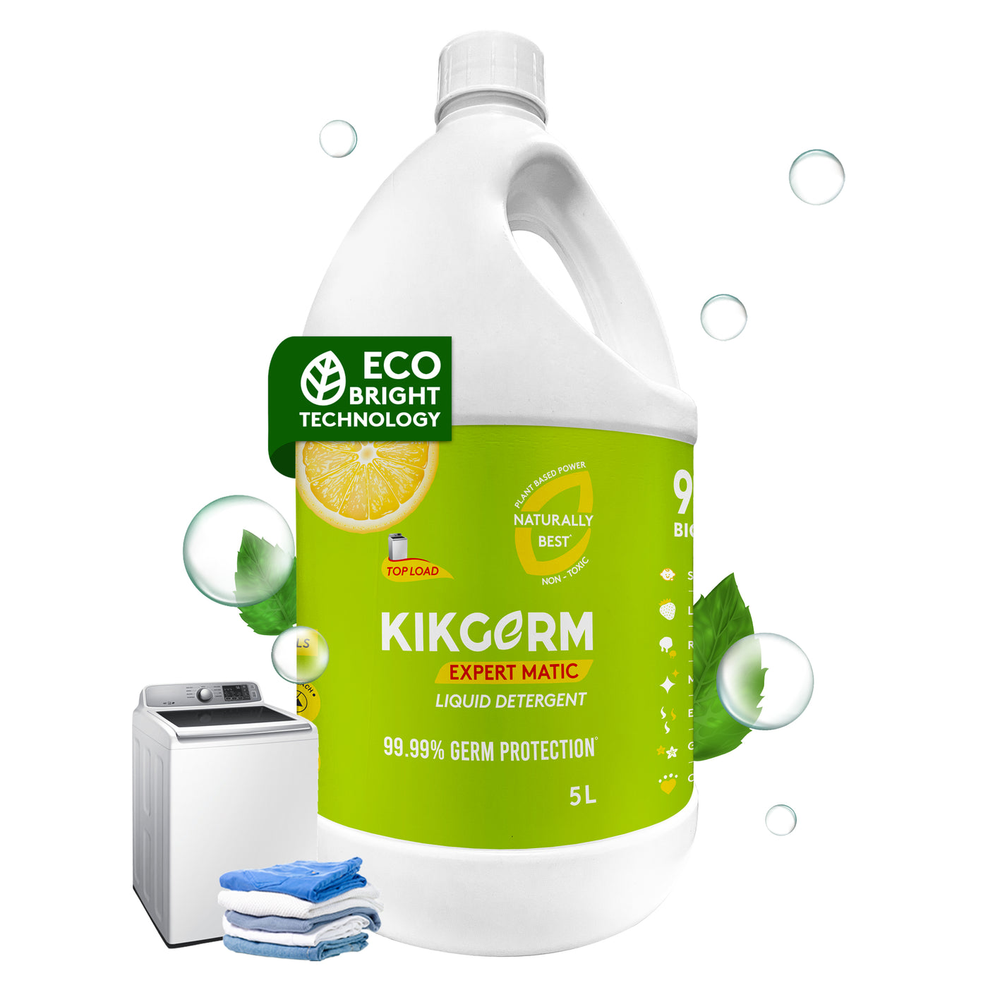 Natural Top Load Liquid Detergent | 5 Litre
