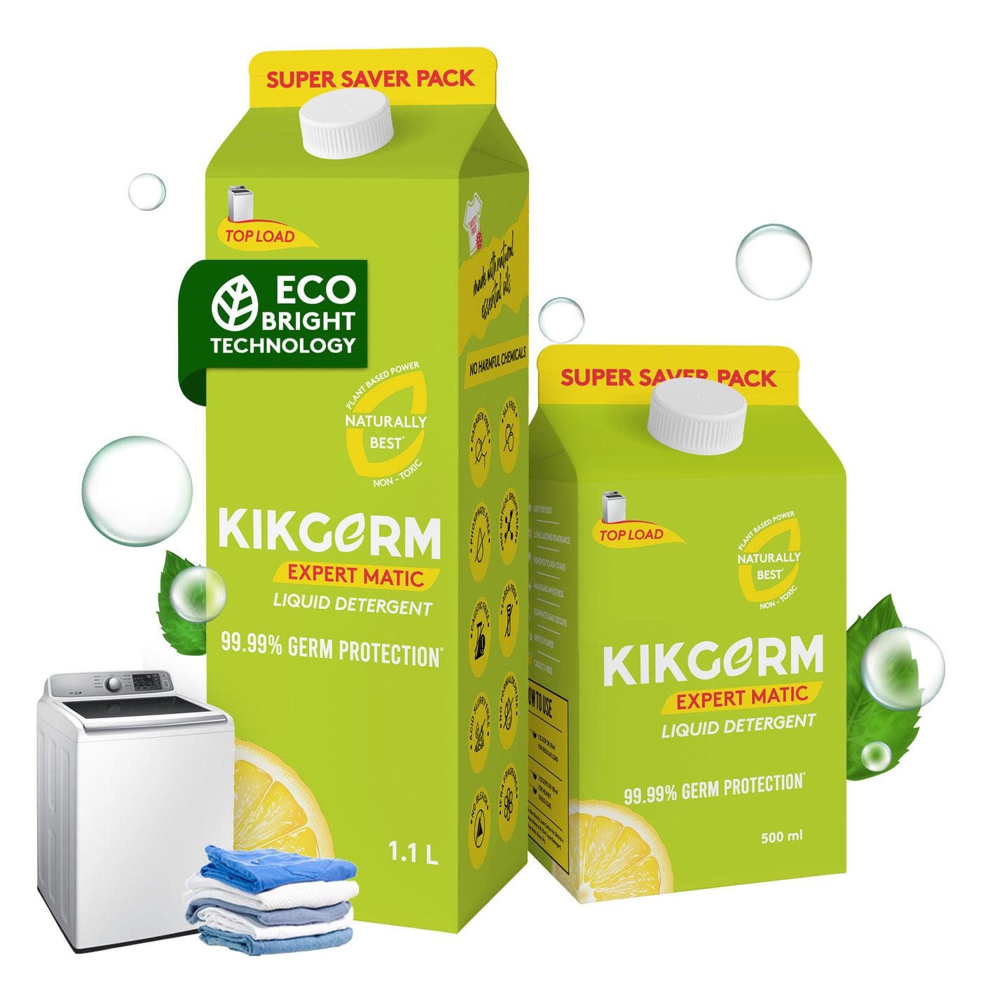 Natural Top Load Liquid Detergent | 1600ml