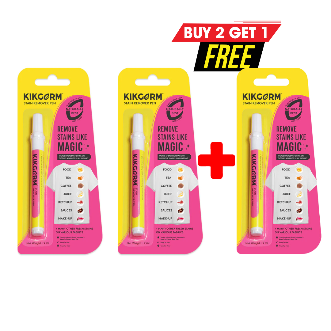 Stain Remover Pens Family Pack | Buy 2 Get 1 Free | all pens are same except outer packaging colour