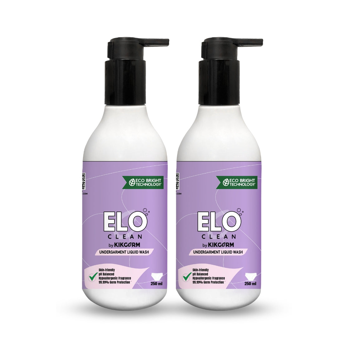 ELO Clean by KIKGERM Natural Undergarment Liquid Detergent | 250ml | 2 Pack