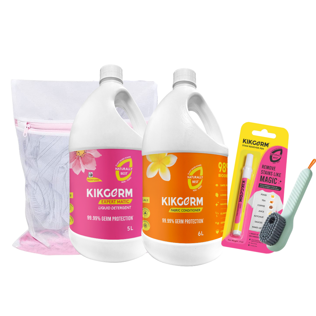 Front Load Super Saver Family Bundle | Liquid, Conditioner, Brush, Mess Beg & Stain Remover Pen
