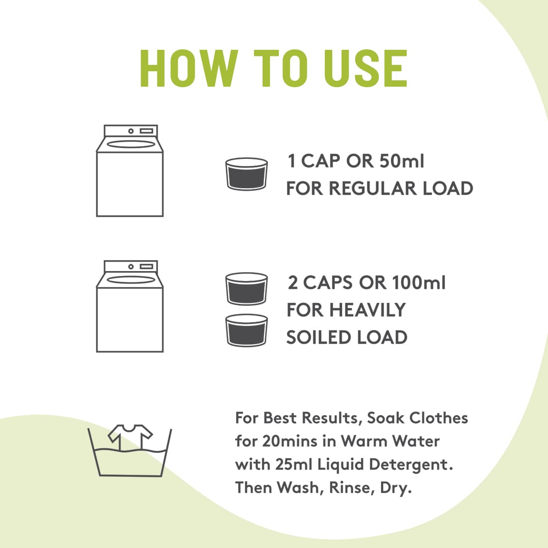 Natural Top Load Liquid Detergent | 5 Litre