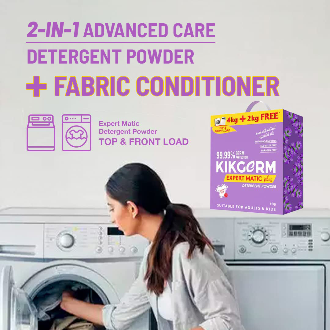 2-in-1 ADVANCED Top & Front Load Matic DETERGENT ( 6KG ) + FABRIC CONDITIONER ( 1.1L ) FREE