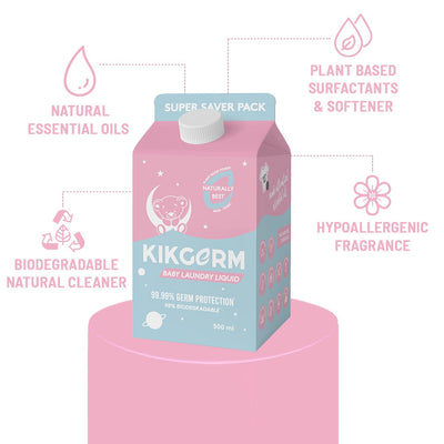 100% Natural Baby Liquid Detergent | 500ml