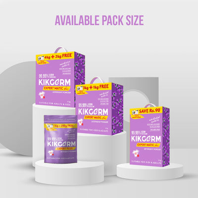 2-in-1 Advance Detergent Powder | 3kg + 1kg Free (4kg) | Top & Front Load