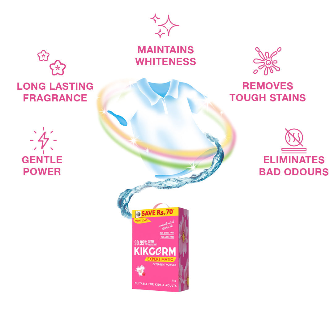 Front Load Detergent Powder | 2kg Super Saver Pack
